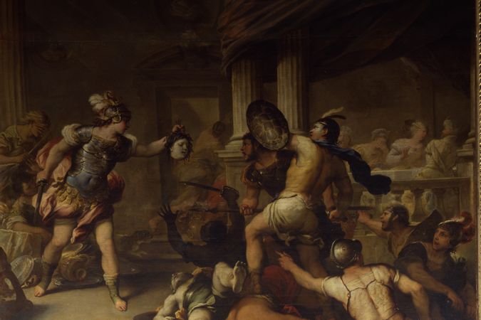 Kampf zwischen Perseus und Phineus