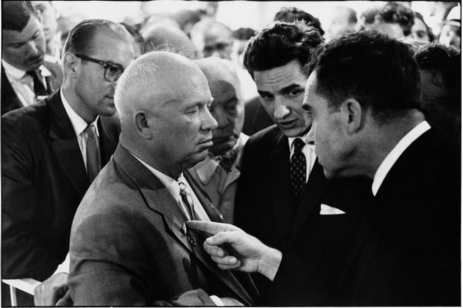 Nikita Khrouchtchev est Richard Nixon