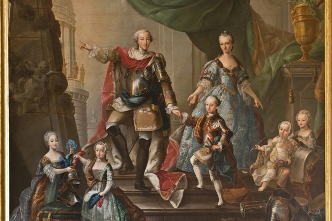 Die Familie von Vittorio Amedeo di Savoia