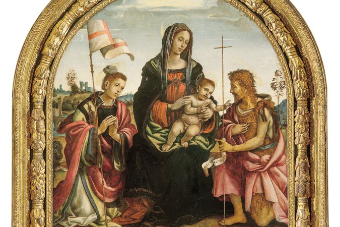 Virgen y el Niño con Santos (Pala dell'Udienza)