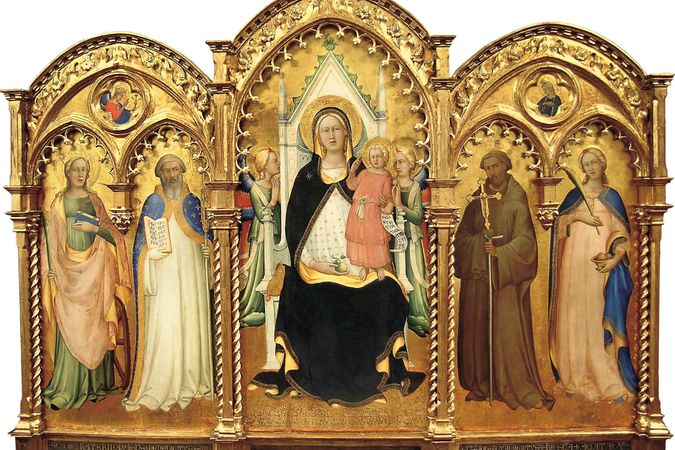 La Virgen y el Niño con los santos Catalina de Alejandría, Benedetto, Giovanni Gualberto y Agata