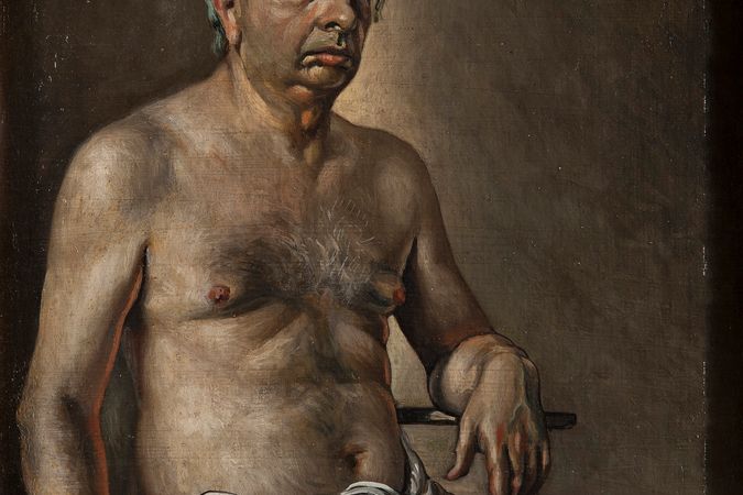 Nude self-portrait