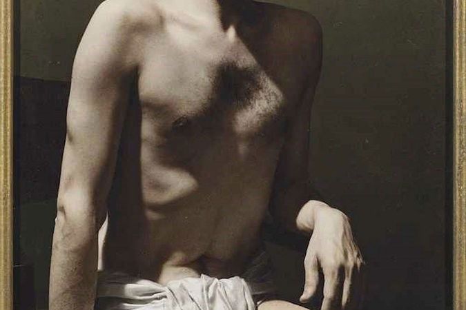 Autoportrait nu (d'après Giorgio de Chirico)