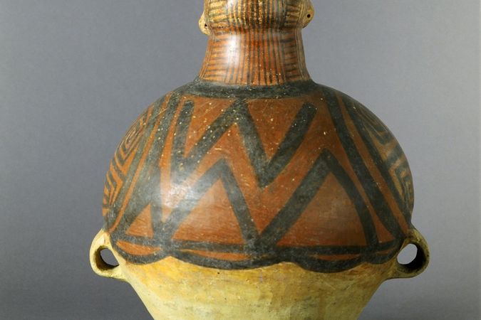 Anthropomorphic neck jar