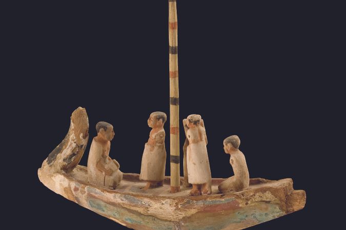 Ägyptisches Trauerboot