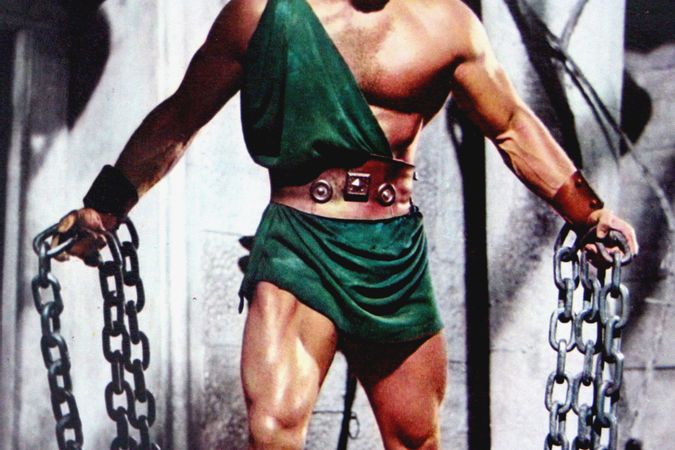 Steve Reeves in Herkules und die Königin von Lydien
