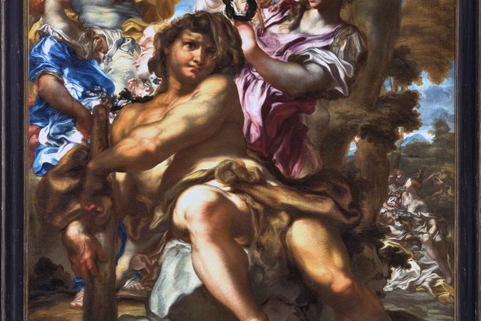 Hércules recibido en el Olimpo