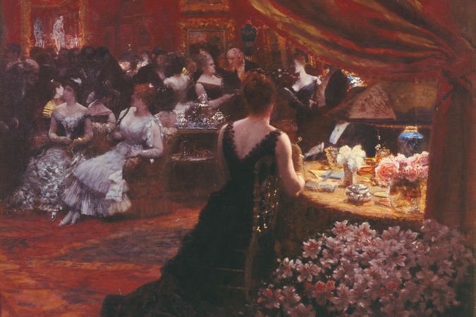 The parlor of Princess Mathilde