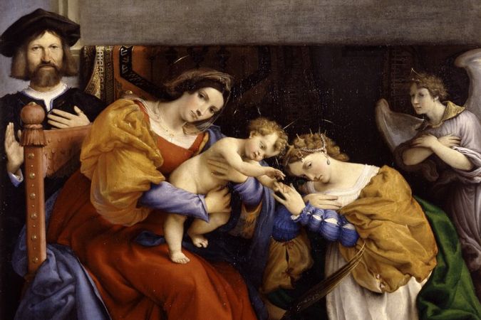 Mystische Hochzeit der Heiligen Katharina von Alexandria