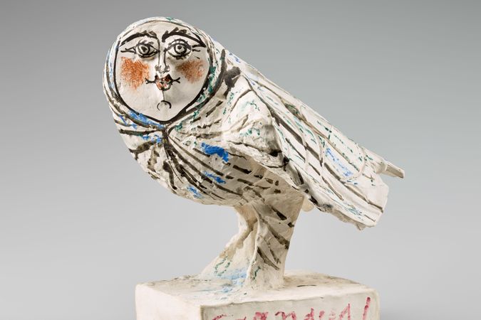 Hibou avec tête de femme