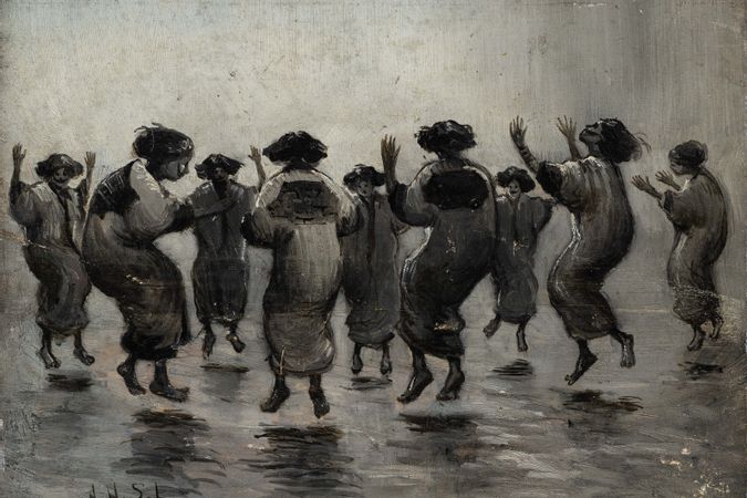 La danse des femmes Ainu (pirates)