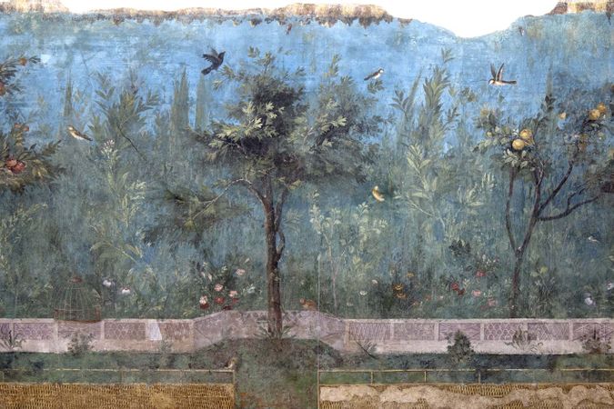 Fresken aus dem Haus der Livia in Prima Porta