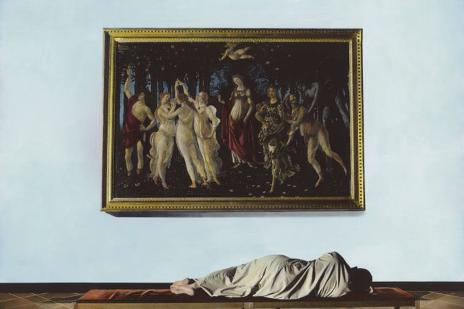 Portrait Sel avec Botticelli