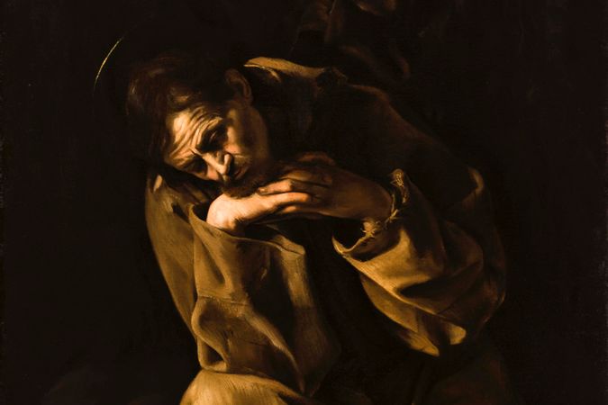 San Francesco in meditazione