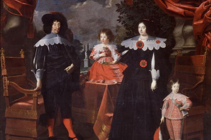 La familia de Francesco I d'Este