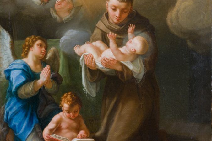 San Antonio de Padua con el Niño Jesús