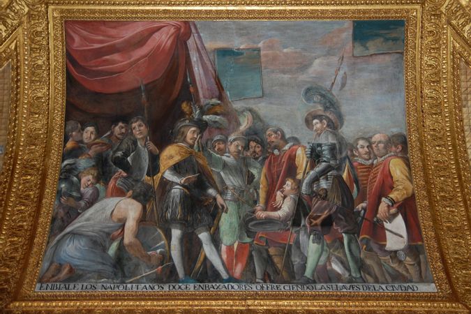Frescoes with Stories of the Great Captain Consalvo de Cordoba