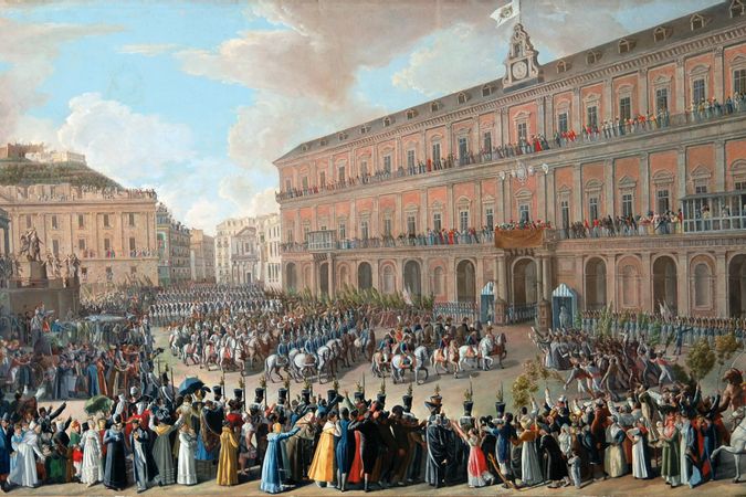 Einzug in Neapel durch Ferdinando I