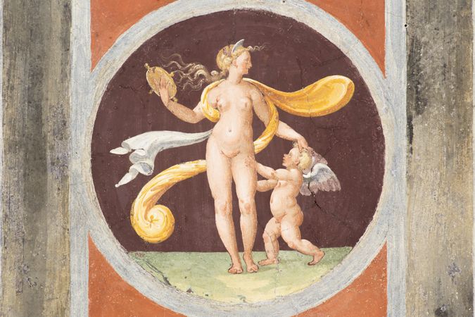 Venus im Spiegel und Liebe