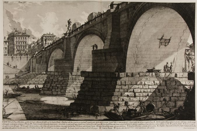 Vista del puente Elio Adriano