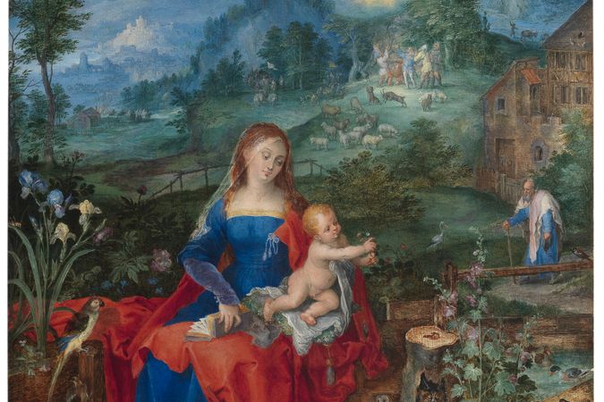 Madonna und Kind mit Tieren