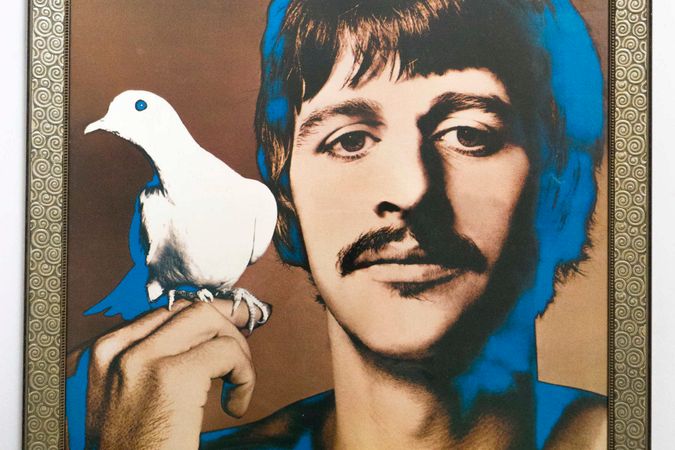 Retratos psicodélicos Cartel de los Beatles Ringo Starr