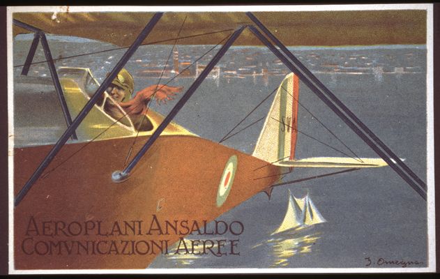 Pubblicità produzione aeronautica