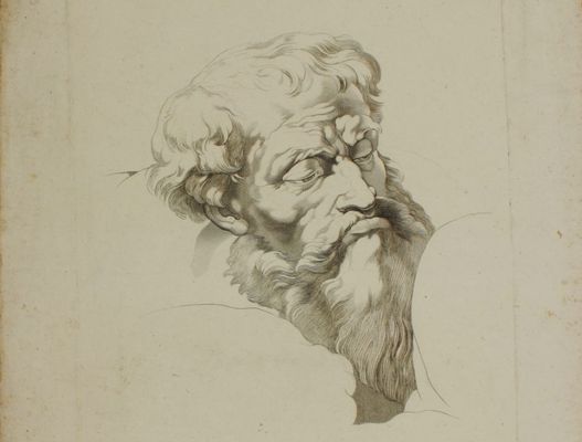 Head of apostle from Raphael's Transfiguration