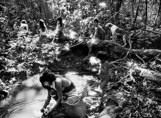 Marubo-Indigene. Bundesstaat Amazonas, Brasilien