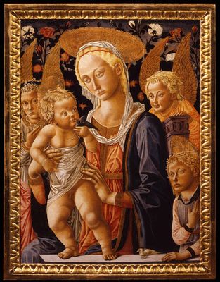 Vierge à l'Enfant, San Giovannino et anges