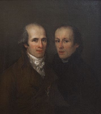 Portrait of Antonio Canova and Giambattista Sartori Canova