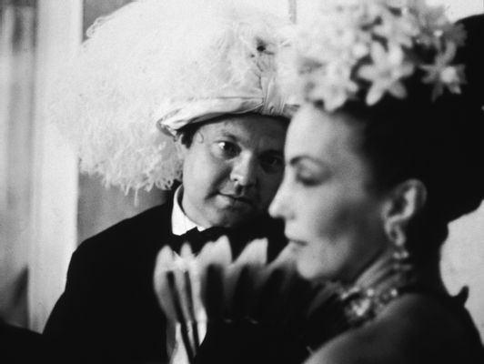 Orson Welles at the Count Beistegui Ball, Venice
