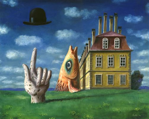 El sombrero del Sr. Magritte