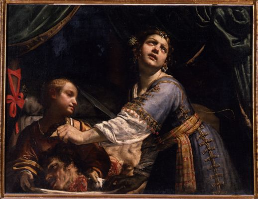 Judith entrega la cabeza de Holofernes a la criada