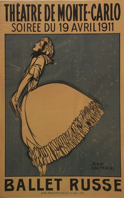 Affiche des ballets russes (Karsavina)