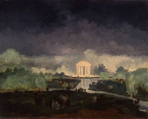 Soirée nocturne dans les jardins du Petit Trianon