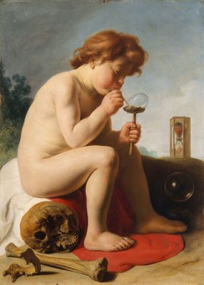 Enfant faisant des bulles de savon