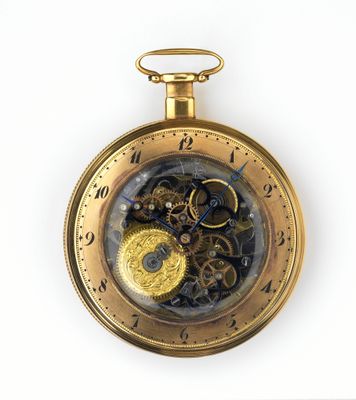 Horloge avec vue intérieure