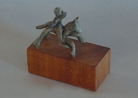 Figurine de guerrier à cheval