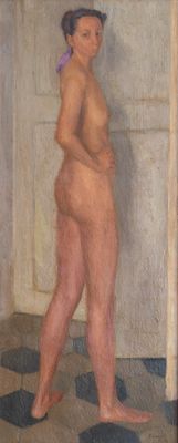 Standing nude