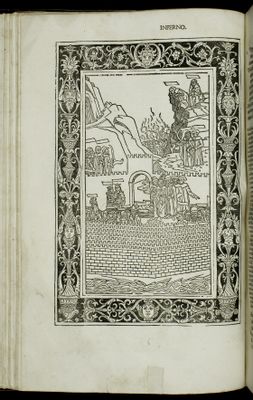 Dante Alighieri, Commedia (commento di Cristoforo Landino), Brescia, Bonino Bonini, 31 maggio 1487 (Triv. Inc. Dante 3)