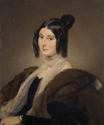 Autorretrato de Clara Maffei