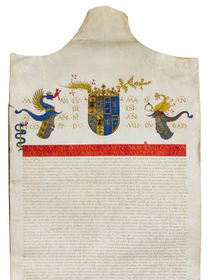 Sentencia de Ludovico Sforza del 18 de agosto de 1498