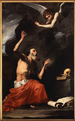 San Jerónimo y el Ángel del Juicio