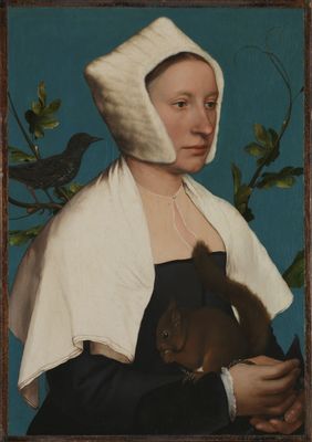 The lady with the squirrel
