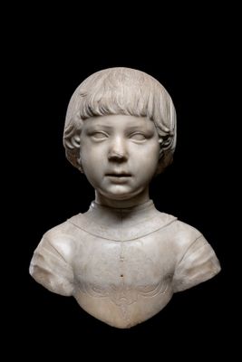 busto de un niño