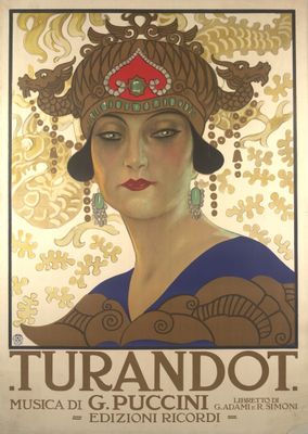 Affiche souvenirs pour Turandot