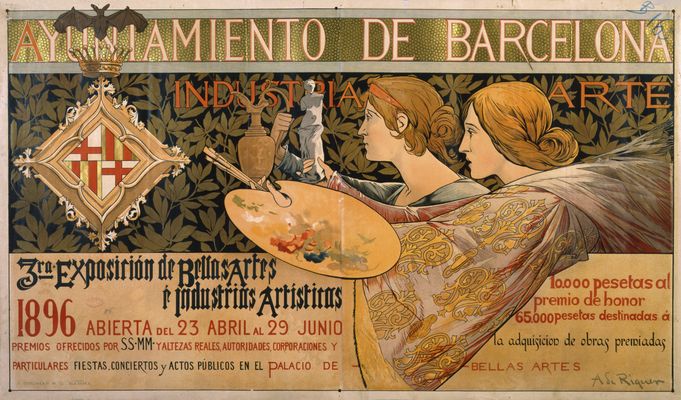 Mairie de Barcelone - 3ème Exposition des Beaux-Arts et des Industries Artistiques