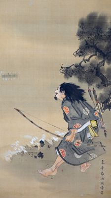 L’eroe Minamoto no Tametomo esiliato nell’arcipelago di Izu