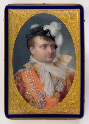 Tabatière de présentation avec le portrait de Napoléon Bonaparte